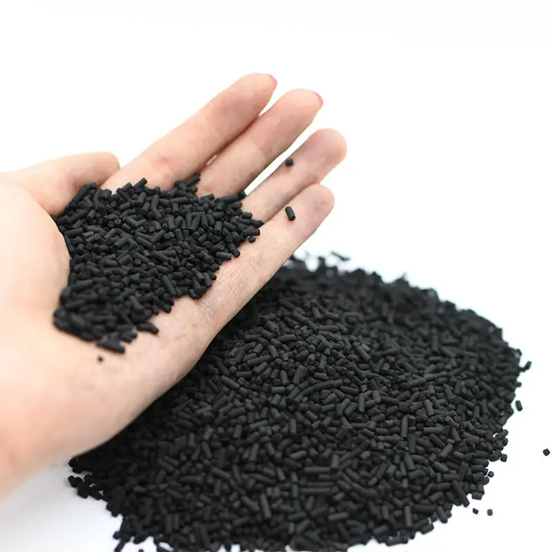 High Iodine Value Coal/ Coconut Shell 4mm Columnar Activated Carbon For Water Treatment