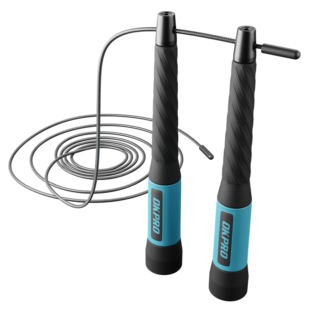 Fitness Custom Logo Gym Training Fitness Handle High Speed PVC Skipping Jump Rope