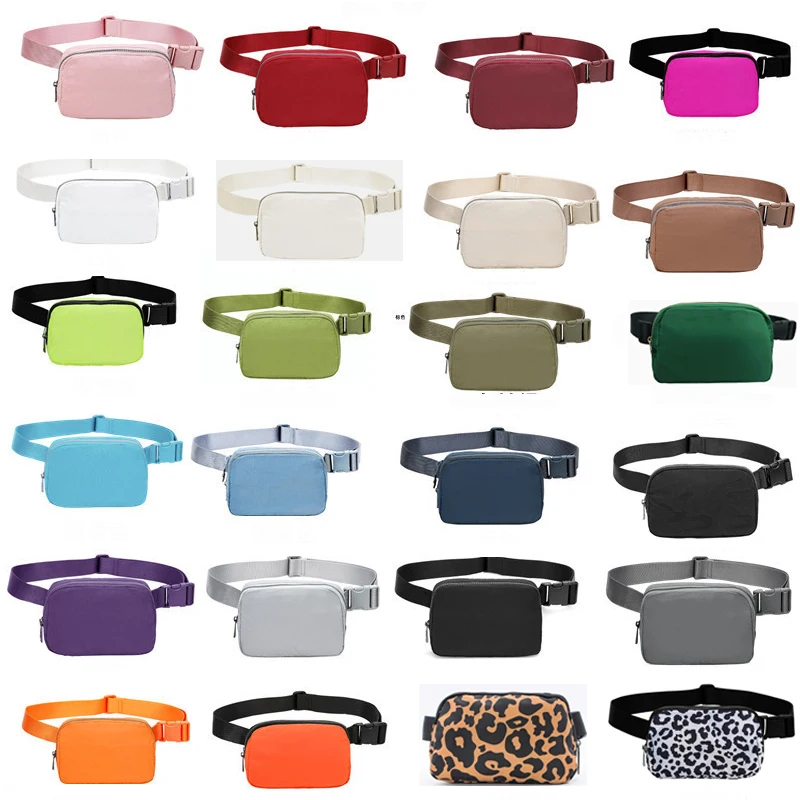 New 29 color Fashion waterproof  Resistant Eco Friendly Travel Sports Nylon Waist Bag