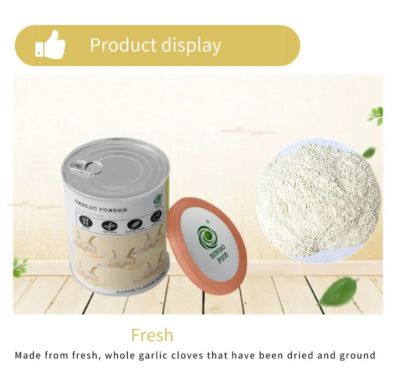 DongAo China Factory Directly Sell Roasted Garlic Powder for Food