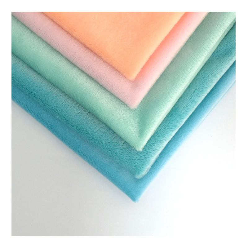 
Hot style 1 wool crystal velvet 1.5mm crystal super soft bei bei velvet short plush baby velvet fabric spot 