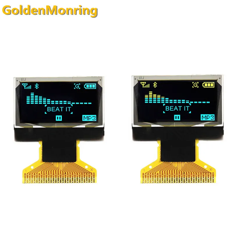 128x64 Разрешение 0,96 дюймов OLED дисплей с 30p IC SSD1306 0,96 oled