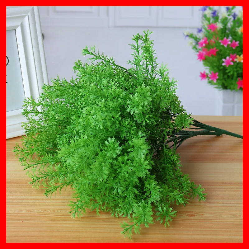 Xinmuyang Home Simulation Flower Dry Eternal Decorative Accessories Plastic Grass Wedding Photo Props Pot