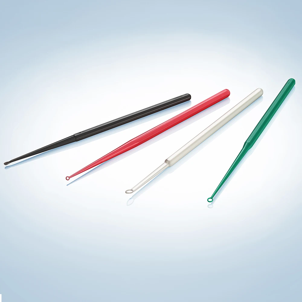 Buck Disposable medical Plastic Ear Curette Green