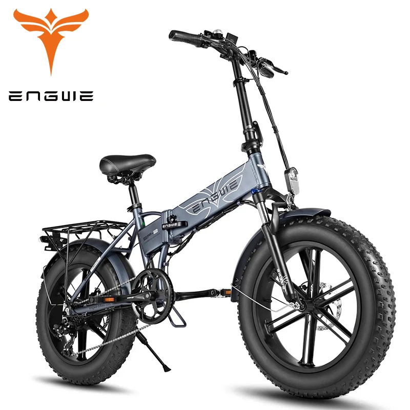 ENGWE Factory Electric Bicycle  48V13AH 45KM/H Folding Fat tire 750W Mountain electric Bike customize ODM/OEM