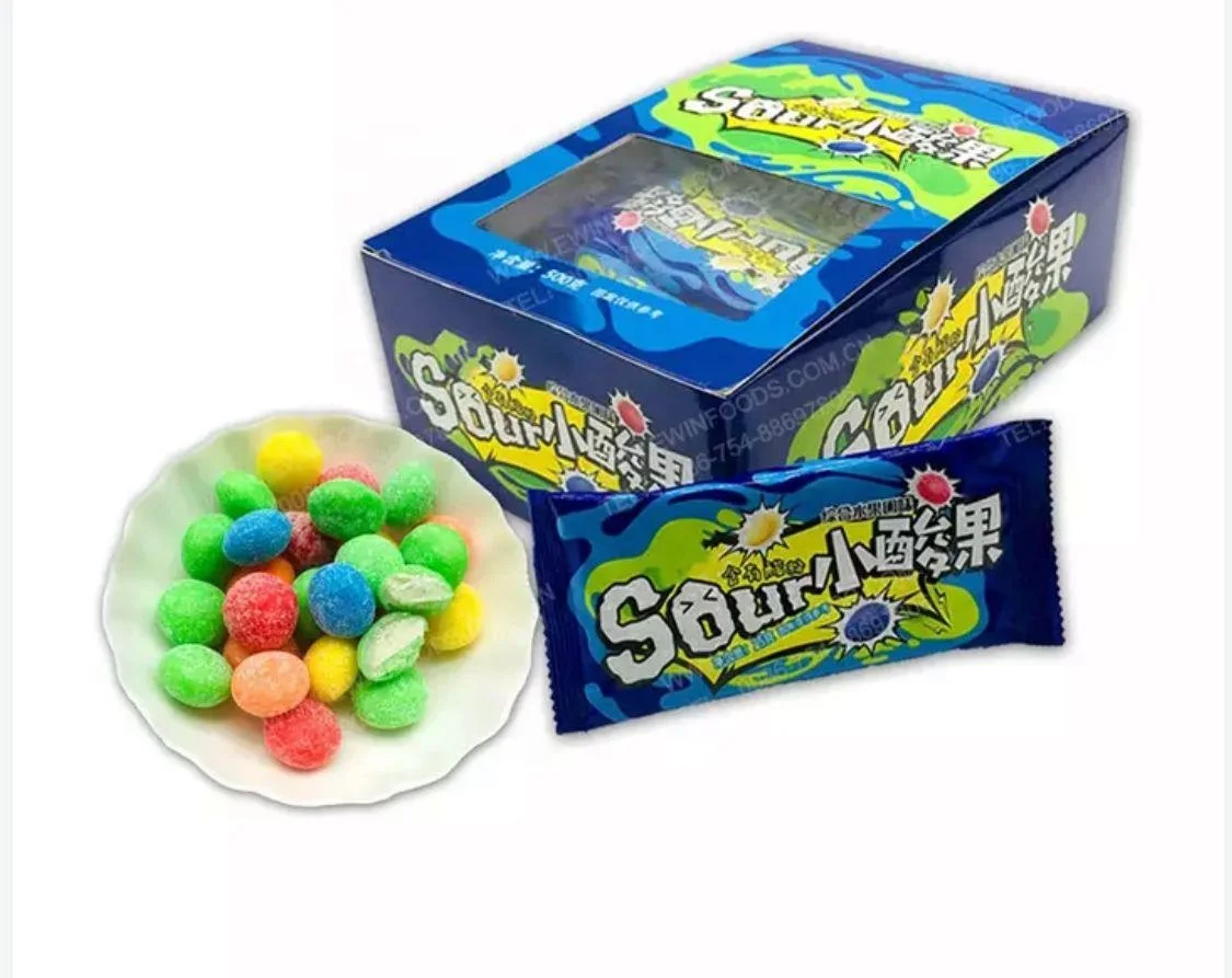 Фруктовый вкус Кислая пудра радужные конфеты мягкие