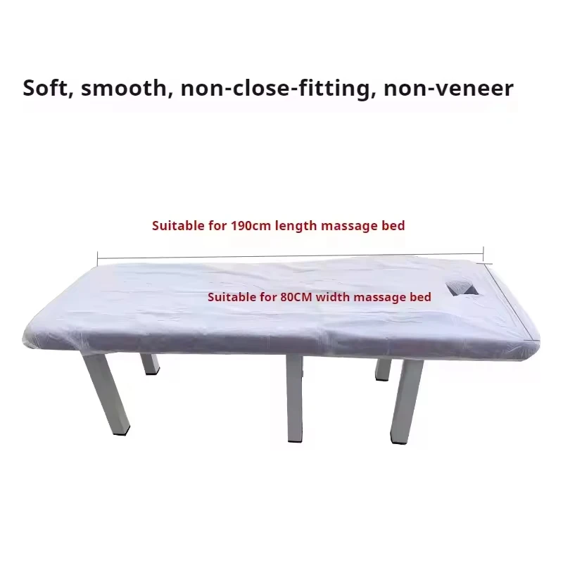 OEM 120 * 220CM Disposable Breathable Non-woven Bedding Full Fitted Tattoo Bed Sheets Covers For Spa Massage Table
