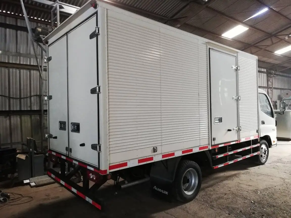 Corrugated galvanized steel truck body, Chile truck box body