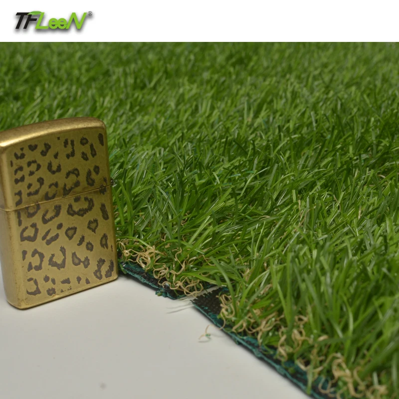 astroturf grama sintetica baseball field roden and fields non infill rumput sintetis 25mm artificial grass for Fence Backyard