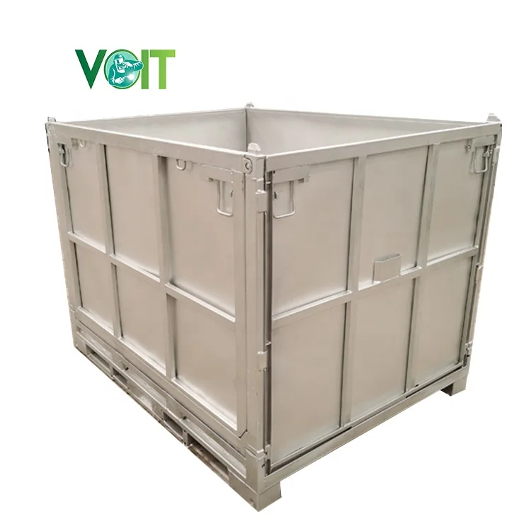 Безопасный в работе горячеоцинкованный промышленный транспортный складной металлический