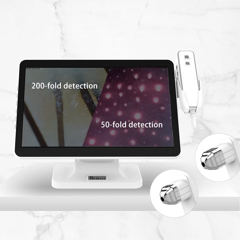 Portable Beauty Face Skin Analyzer 2024 Scalp Hair Follicle Analyzer High Quality Scalp Care Salon Scalp Regeneration Machine