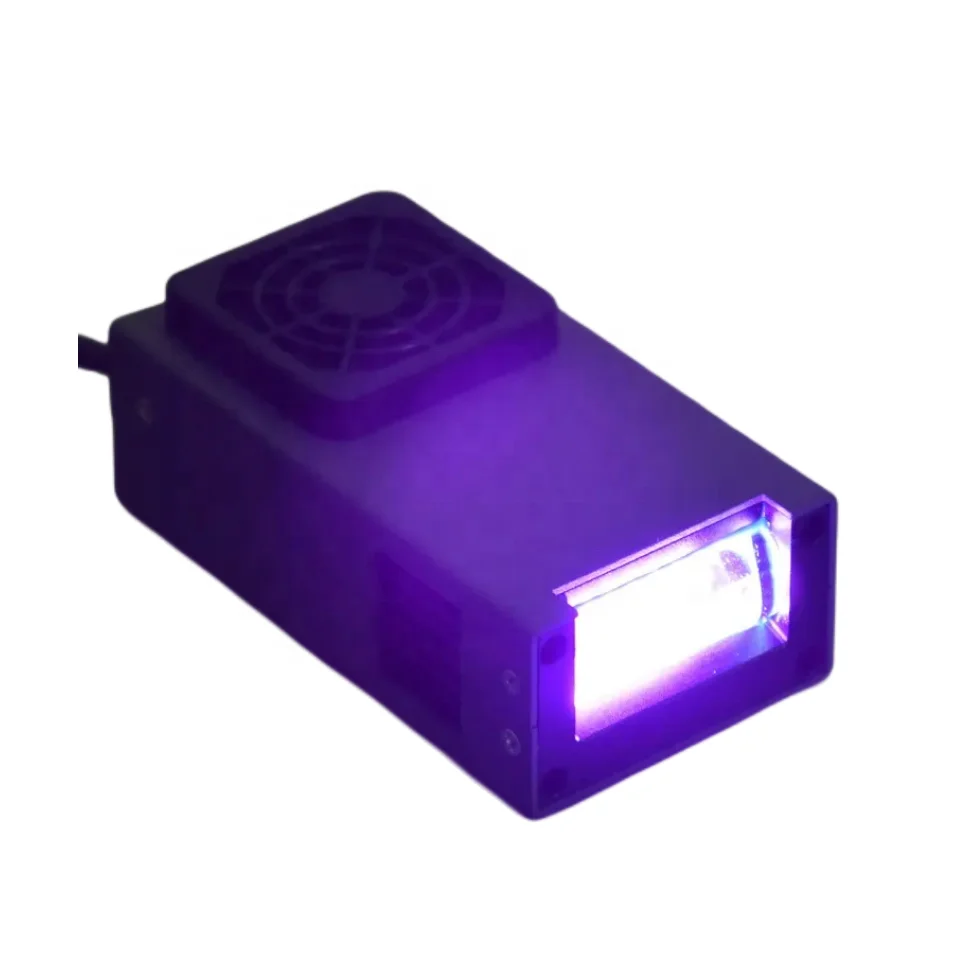 70W UV LED 365nm Lamp 385nm 395nm 405nm Flashlight for Air Cooling Curing Car paint inspection