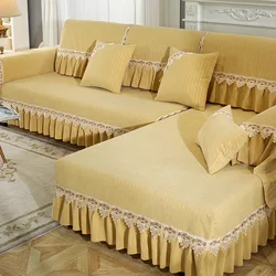 Home decor solid L shape washable corner sofa cover stretch elastic cover sofa set Copridivano
