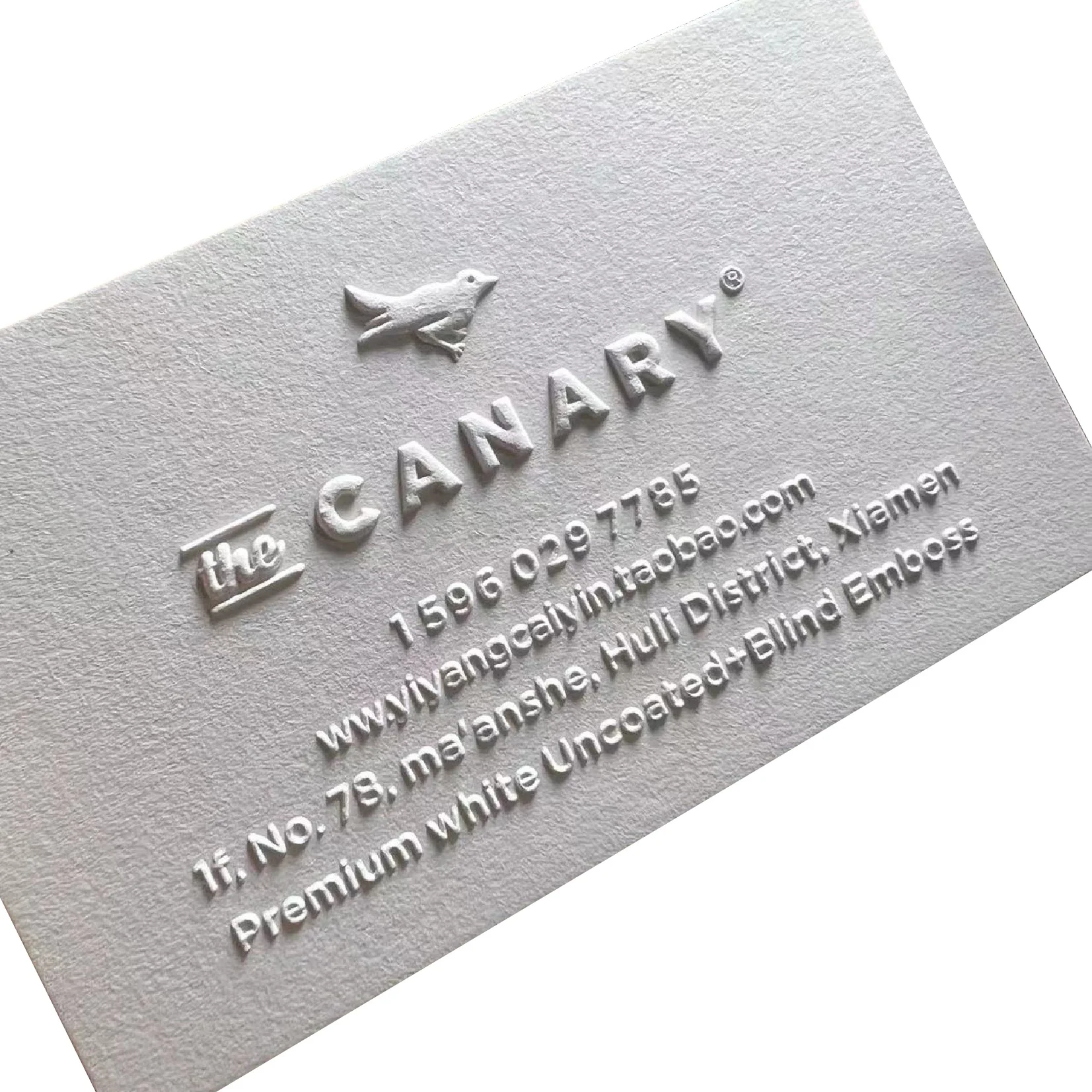 Manufacture Wholesale Name Card Custom Emboss Printing Paper 3d Embossed Business Card
