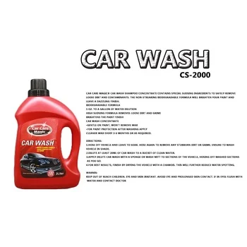 High foam powerful decontamination and removal of stains on the surface of car paint