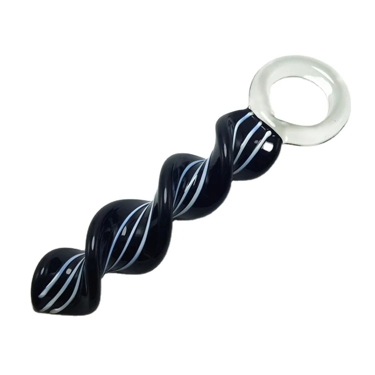 Wholesale Women Men G Spot Stimulation Pleasure Body Safe Wand Bead Crystal Glass Dildo Anal Plug