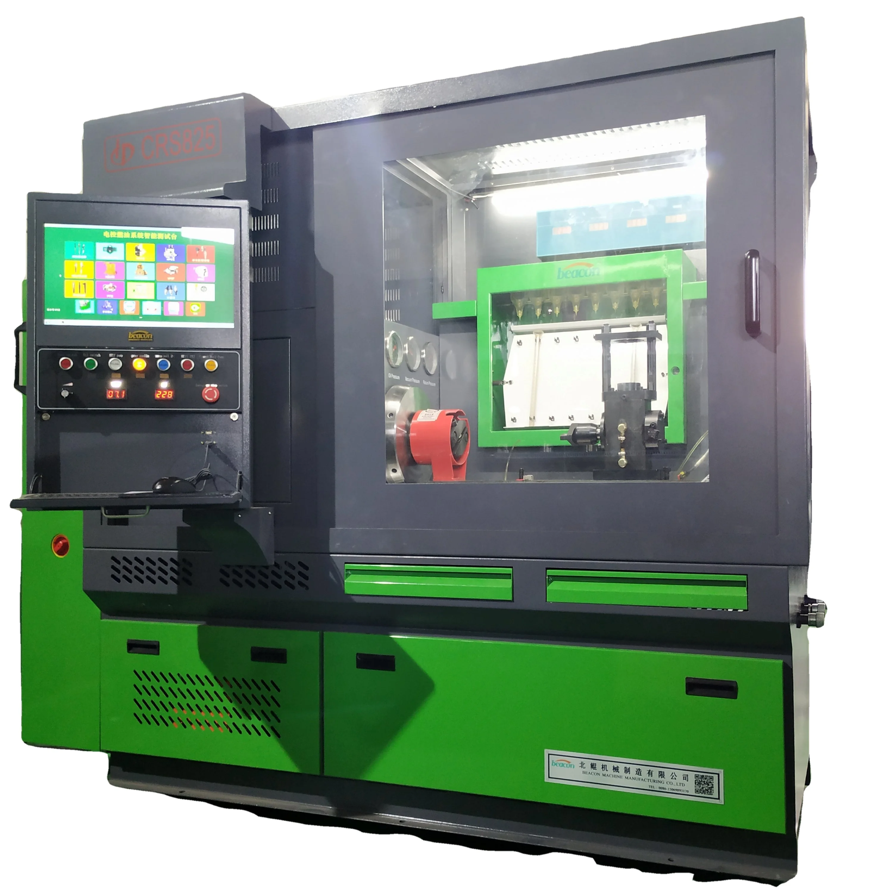 Испытательный Стенд насоса для впрыска дизельного топлива Common Rail CR825L с EUI EUP Cambox диагностический автомобильный калибровочный станок