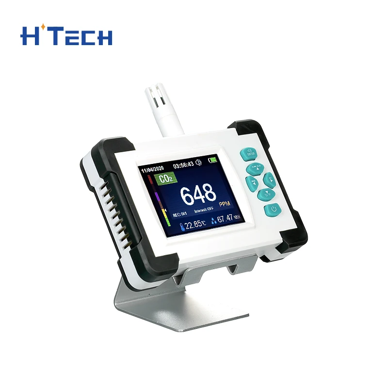 Data logger Air Quality Analyzer CO2 Sensor Meter Gas tester Desk type Portable Monitor