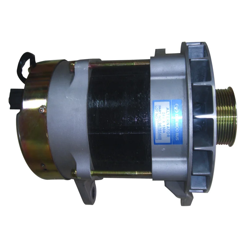 Excavator Daewoo Truck Bus Generator 6120K 6122 6113A engine parts 2PK 180A 96765450 Alternator for Doosan