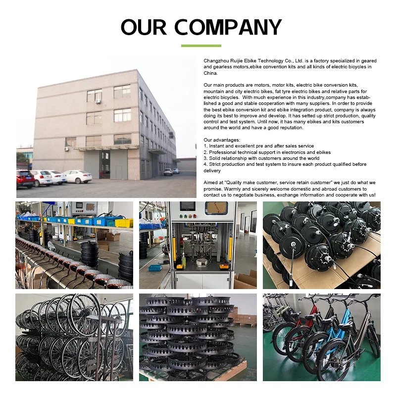 Professional Manufacturer noiseless electric bike hub motor conversion kit