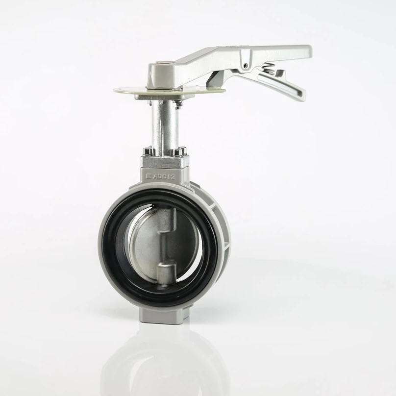 TKFM анти-пот вафельное соединение алюминиевый сплав корпус бабочка клапан 6 дюймов