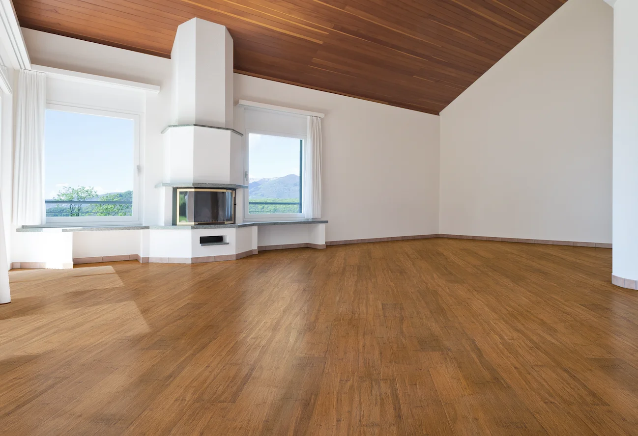 smooth flat solid hot sales high quality carbonized color low VOC eco-friendly bamboo hardwood strand woven flooring