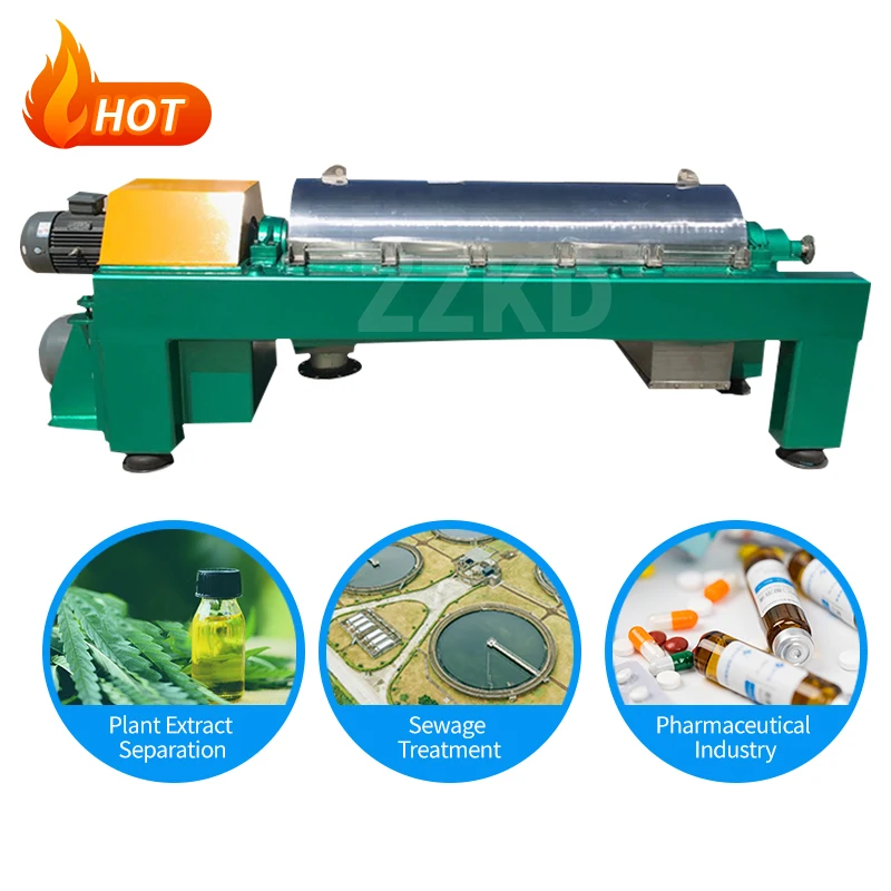 High-Performance Industrial Solid Liquid Decanter Centrifuge Separator for Extracting Oil from Hemp Plant
