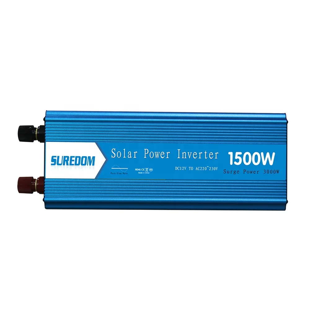 Suredom pure sine wave 1500W 3000w solar DC 12v 24v AC 110v 220v 230v 240v inverter with toroidal transformer