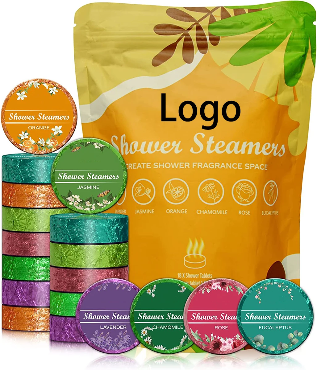 Muran OEM Private label lavender peppermint and eucalyptus Bath Ingredients shower steamers tablets aromatherapy shower steamers