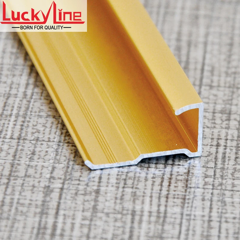 LUCKYLINE быстрая доставка, угловая отделка алюминиевой плитки для покрытия окантовки плитки