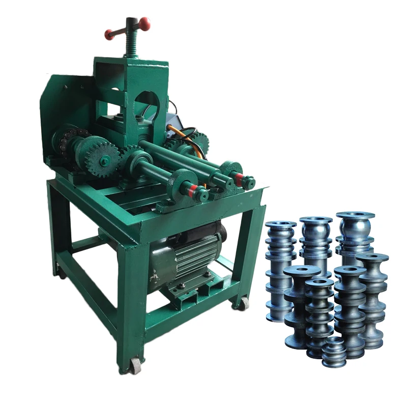 Electric vertical pipe bender, full automatic platform pipe bender