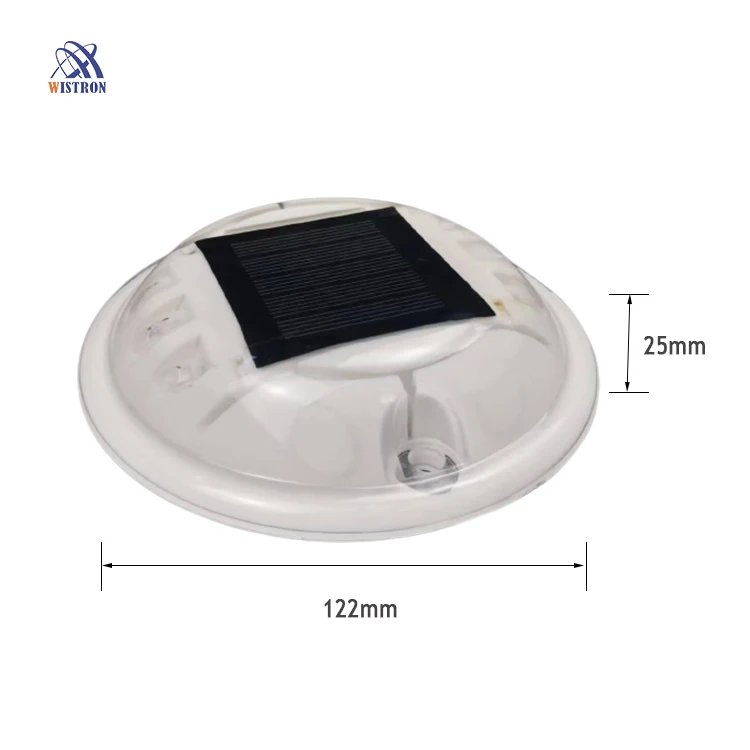 Anti-UV white deck light solar street LED light  road stud led light 10pcs super brightness led lamp high brightness reflector