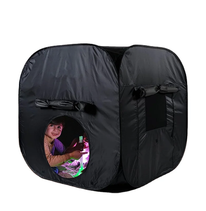 Sensory Bubble Sensory Den Premium Pop-up Black-Out Tent Portable for SEN, Autism, ASD and ADHD Home Sensory Tent