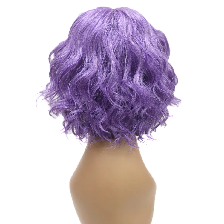 Novelties Vendor Soft Short Gypsy Curl Wig Heat Resistant Future Premium Synthetic Hair Deep Wave Wigs