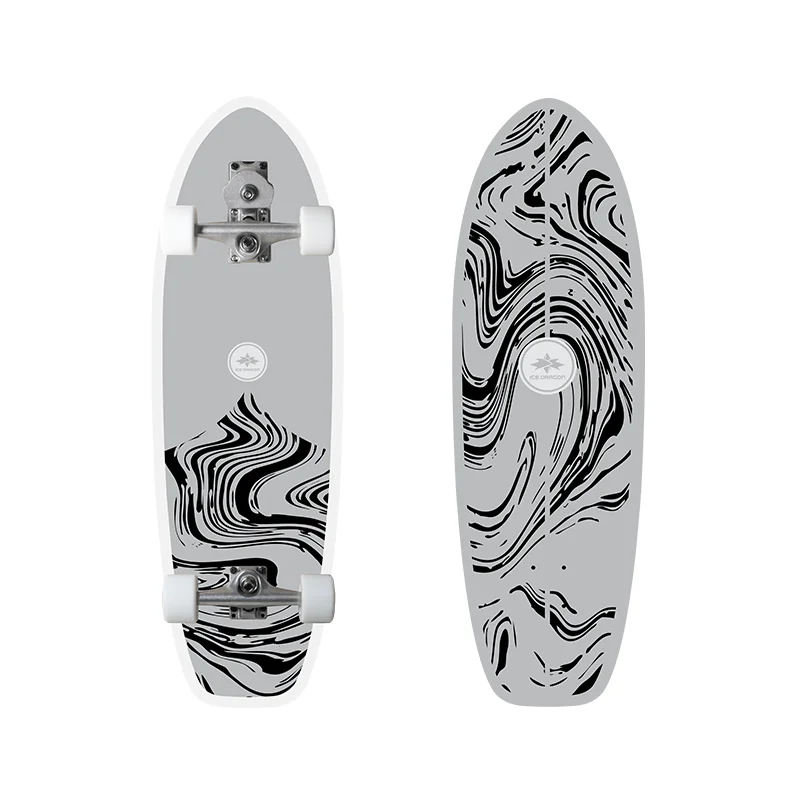 RTS High Quality 100% Canadian Hard Rock Maple Surf Skateboard With S7 Surfskate Truck