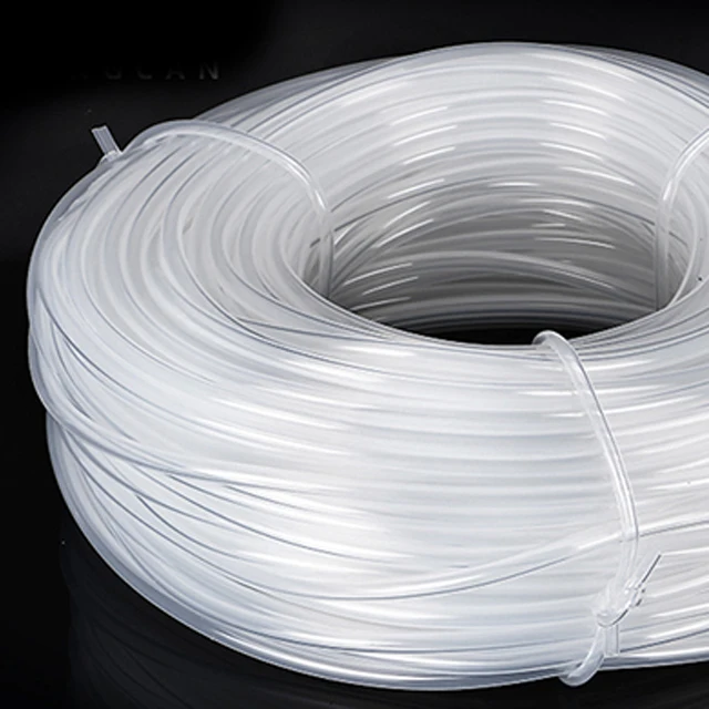 rubber tube colored soft flexible tubing transparent for grafting led conductive electrode loops corrugated  silicone