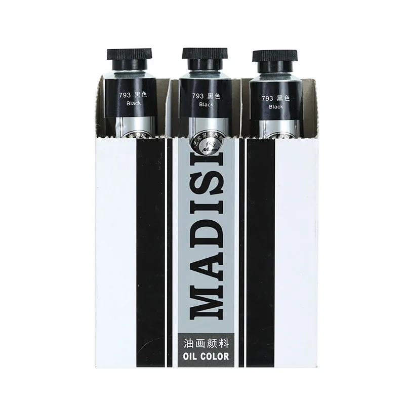 Factory Direct Sales Set 3pcs 37 Colors 50ml Oil Paint Sets Painting Oil Color Tubes