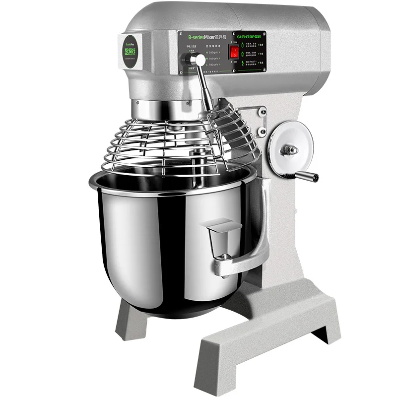 Shentop Коммерческий Миксер для хлеба торта яиц крема полностью автоматический спиральный миксер хлебобулочное оборудование машина