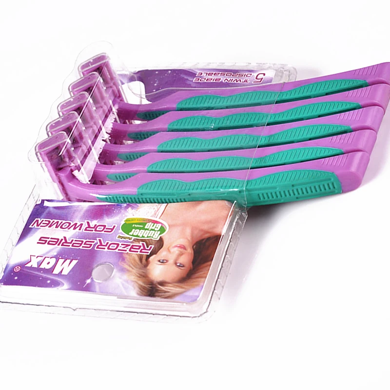 Max Twin Layer Blade High Quality Safty Lady Razor 5PCS