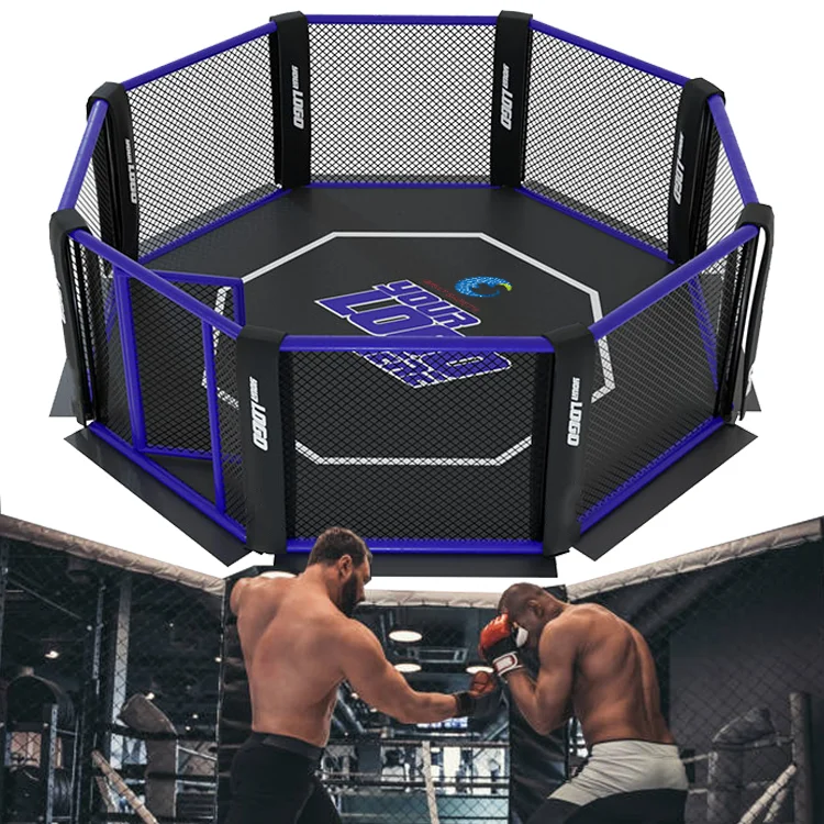Home use mma cage cheap mma cage octagon PU wrapped PVC cover fight cage for sale