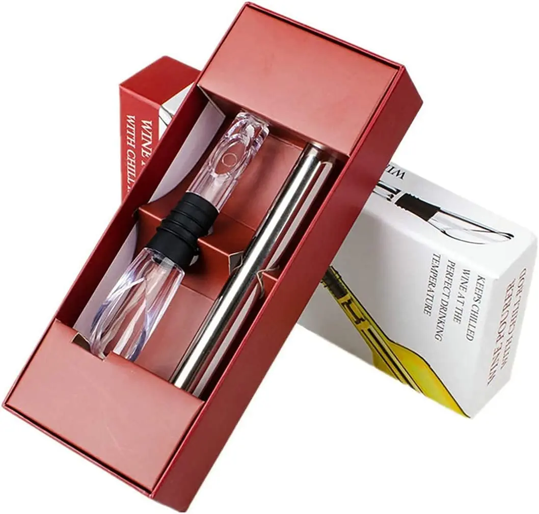 Keeps Wine & Champagne Chilled For Hours 3-in-1 Stainless Steel Wine Chiller