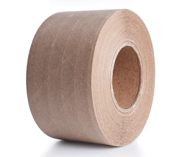 Ribbed kraft paper packaging tape