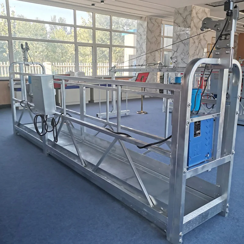 ZLP500 630 800 1000 galvanized suspended platform construction cradle Custom Label suspended scaffolding