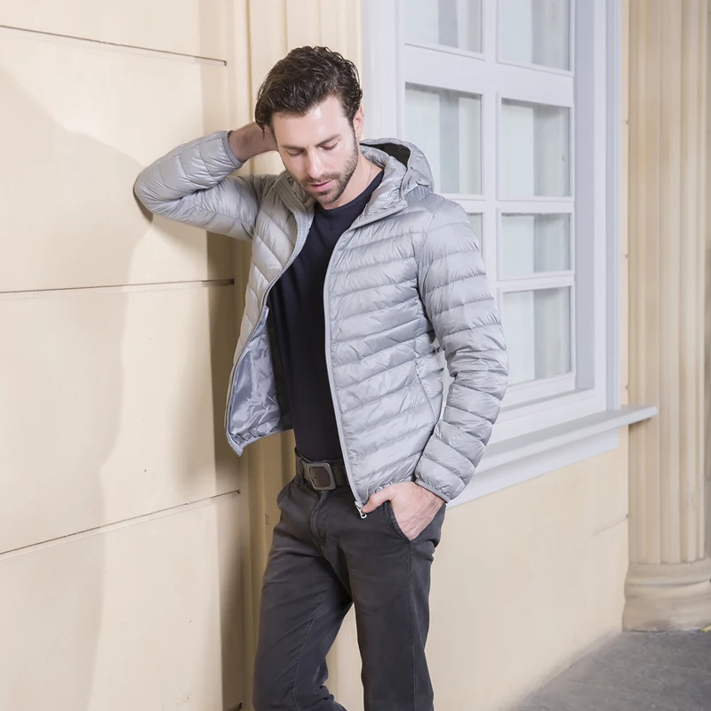 Custom Logo Print Quilted Premium Quality Zipper Mens Winter Puffer Shiny Jackets Men Oversized Sublimated Hooded Coat Soft Down