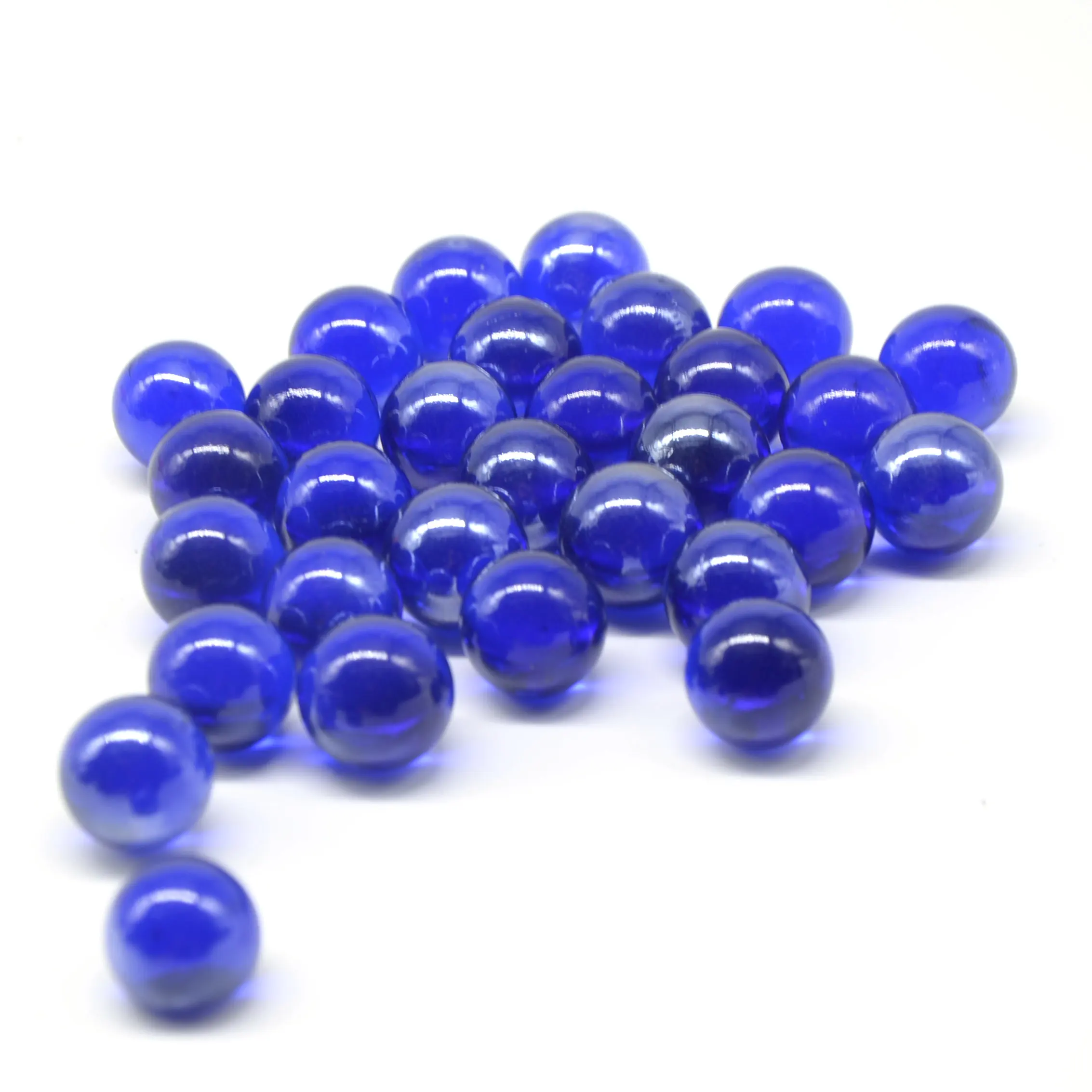 Заводская цена 16 мм кобальтовый синий стеклянный шар для детских