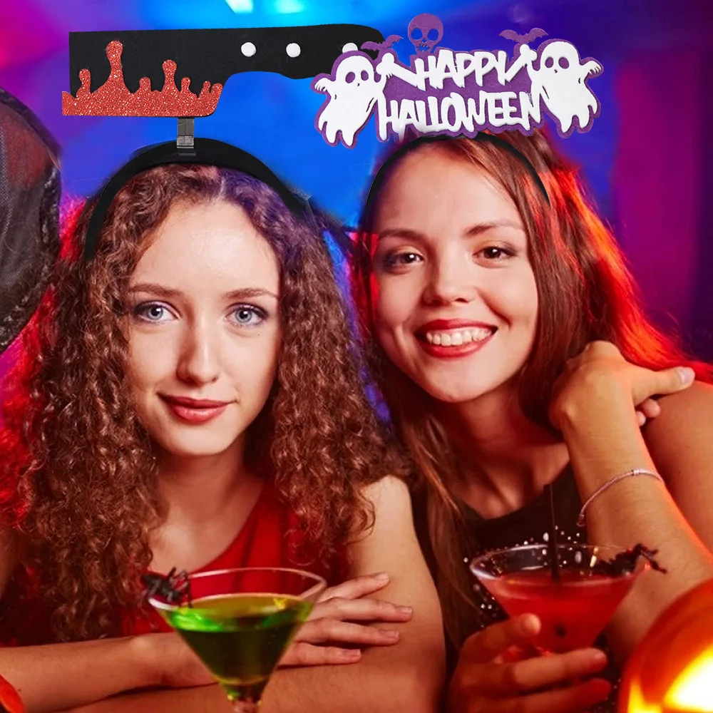 2022 New Halloween Headband Felt Head Buckle Halloween Decoration Party Supplies