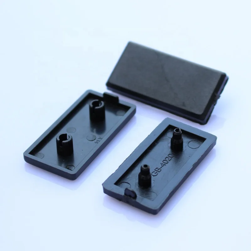 Plastic Abs Cover Profile Square End Cap For Aluminum Profile