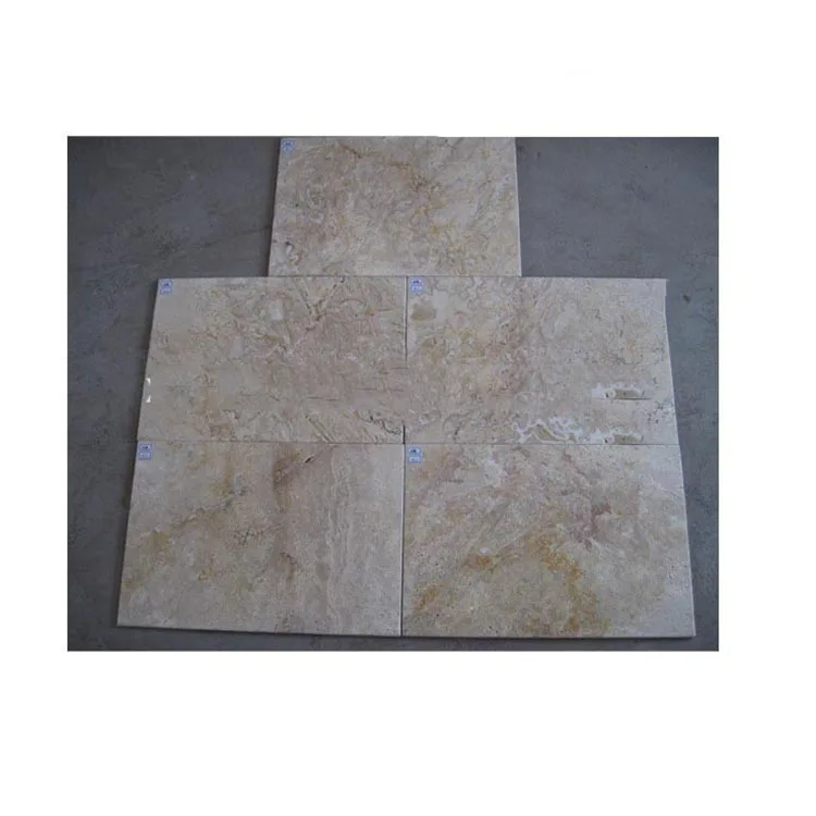 Turkey antique beige travertine flooring tiles