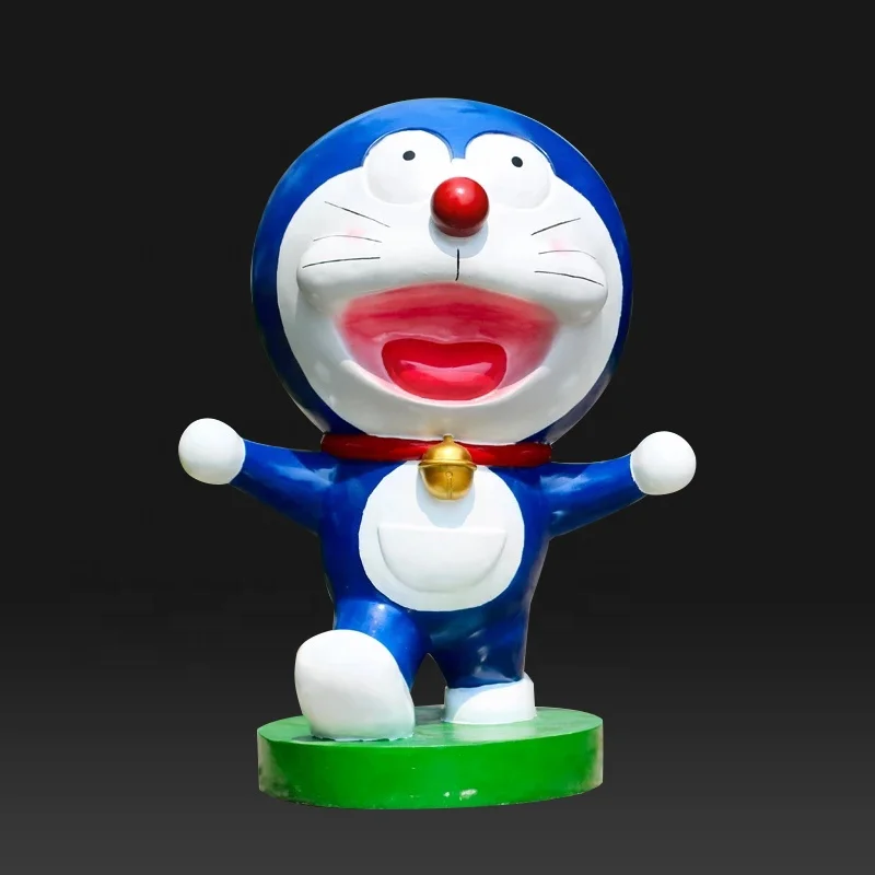 Outdoor  custom decoration fiberglass cartoon  animal  statue for sale