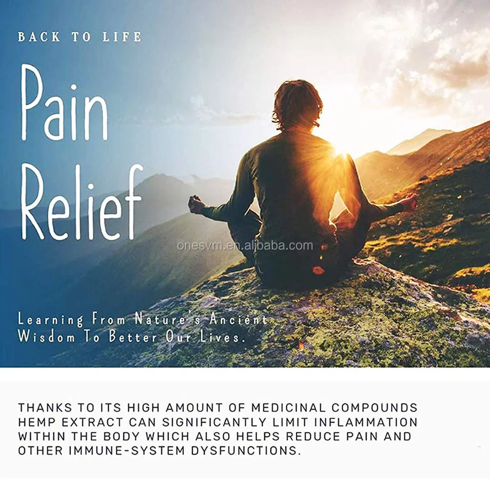 Китайский завод, продавец, бесплатный образец, частная торговая марка, 100% органический натуральный Конопляный бальзам для внешнего использования